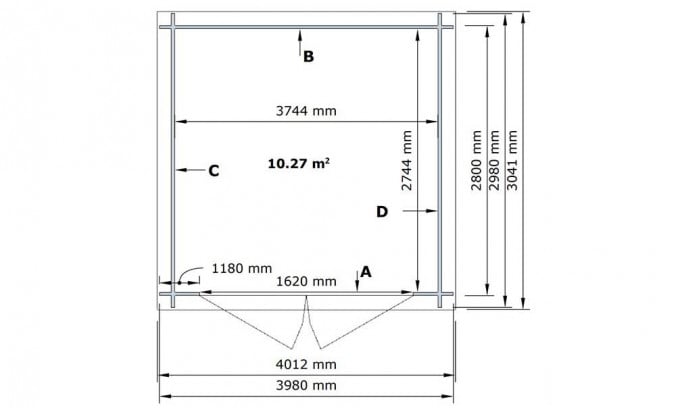 Cabane De Jardin Autoclave Jonzac 12 Toit Plat Ep 28mm 1er Prix