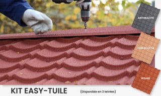 EASY-Tuile - panneaux – tuiles modulaires pour abri Ardèche 44