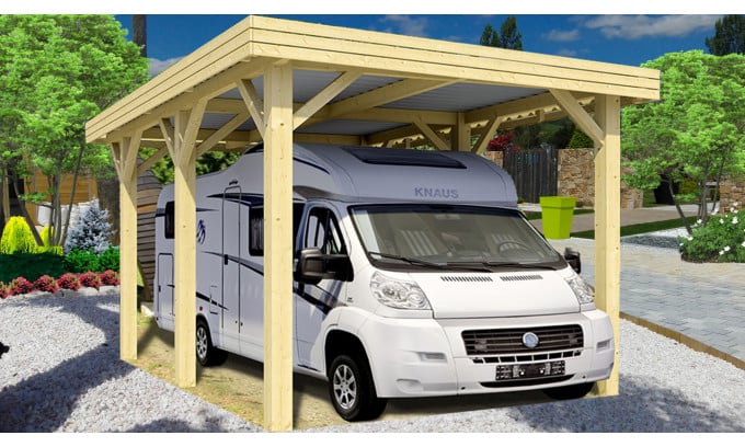 Carport garage voiture - EVASION1 camping car 