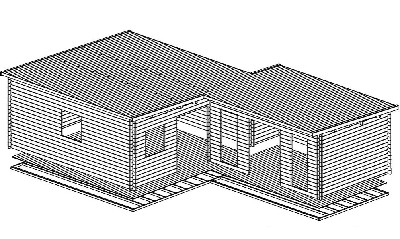 maison de jardin toit plat sur-mesure personnalisation plans 
