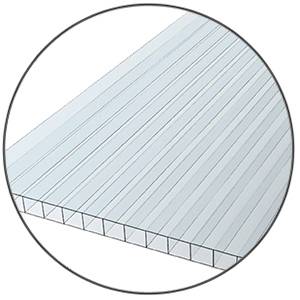 Serre de jardin Greenhouse 9 - surface intérieure 8m² - polycarbonate 4mm